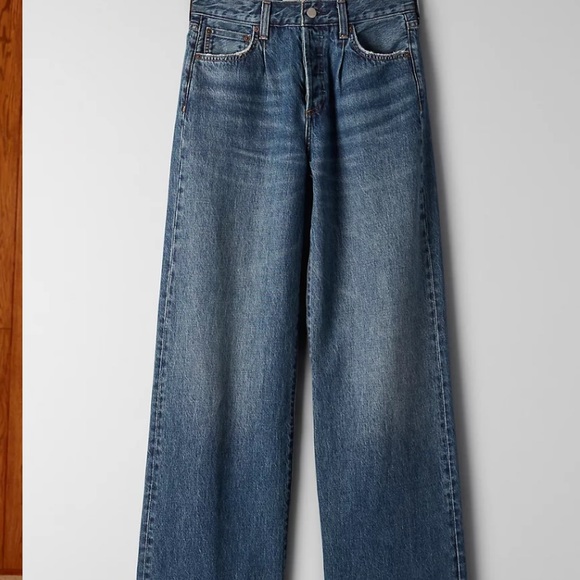 Denim Forum Maya mid ride wide leg jeans! - Picture 2 of 5